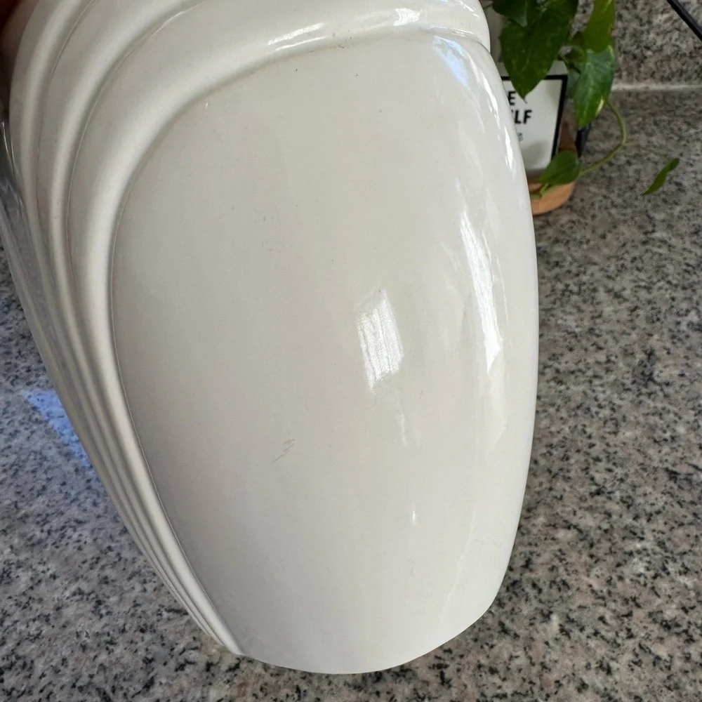 Vintage 80’s Art Deco Ceramic Vase Art Nouveau - Picture 7 of 8